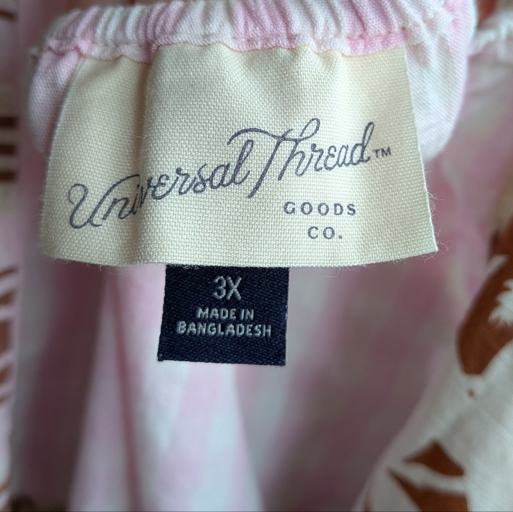 Universal Thread Patchwork Smocked Midi Dress - P… - image 6